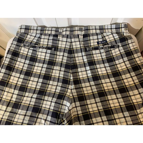 CHAPS Men's Sz 38‎ Casual Shorts MultiColor Plaid - Picture 8 of 8